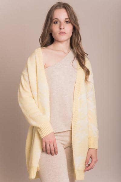 SLINE FASHION - Pied de poule Cardigan 