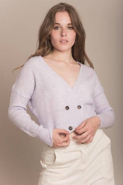 SLINE FASHION - Kurzer Cardigan 