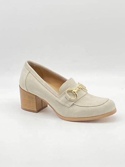 EMMEGI ITALIA - Suede moccasin heel 50