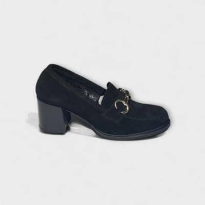 KALI - Черные замшевые мокасины 