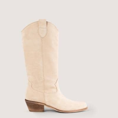 Botas de cowboy de ante italianas para revendedores