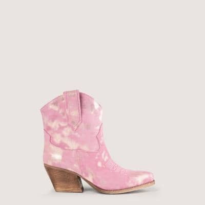 Stylish Italian pink cowboy boot for resellers.