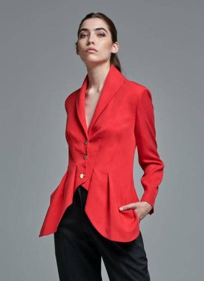 MITRANI YARDEN OR - Jaqueta plissada 