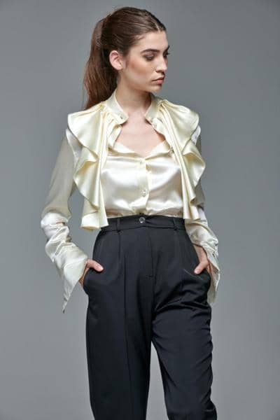 MITRANI YARDEN OR - Pantaloni alla caviglia 