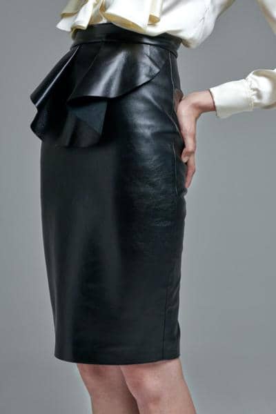 MITRANI YARDEN OR - Gonna in pelle premium 