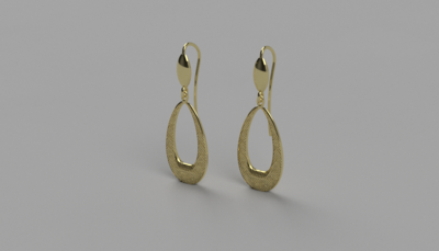 Pendientes colgantes dorados italianos para revendedores