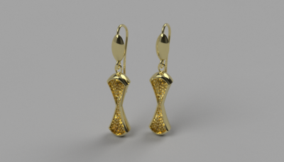 Elegantes pendientes de oro italianos para revendedores