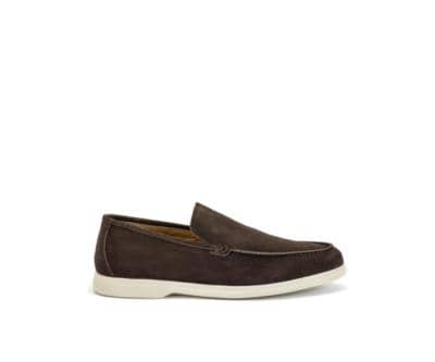 RICCI - DARK BROWN CALF SUEDE