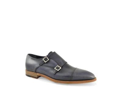RICCI - BLUE BRUSH CALF LEATHER