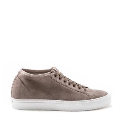 RICCI - Sneaker mid stretch taupe