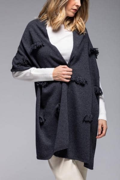 AF MAGLIERIA - Stola Motivo Frange 