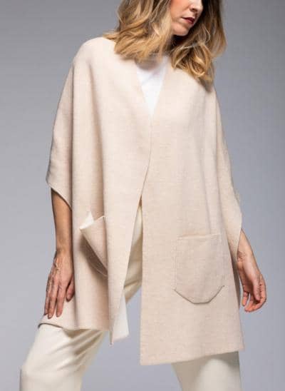 AF MAGLIERIA - Stola Double con Tasche 