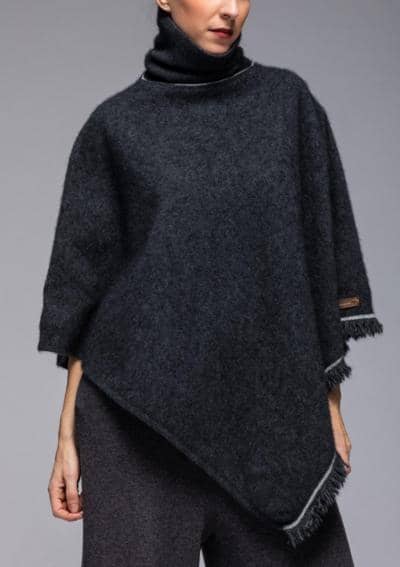 AF MAGLIERIA - Poncho Infeltrito 