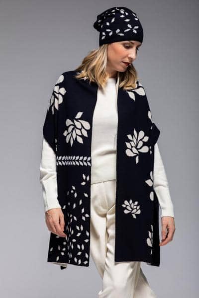 AF MAGLIERIA - Sciarpa Cuffia Punto Luce 