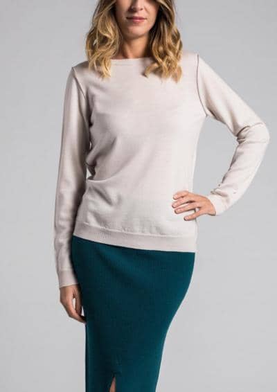 AF MAGLIERIA - Maglia Lana Bordo Lurex_AFM0008I