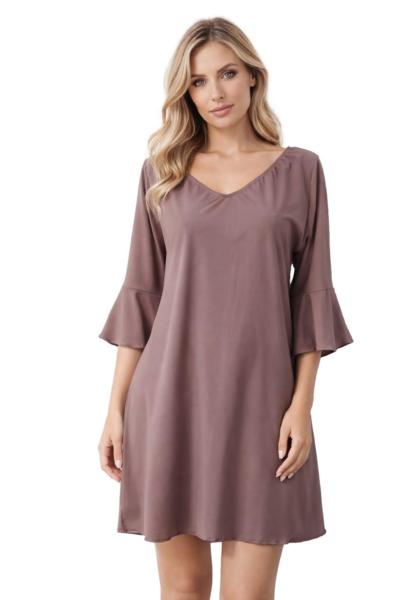 AGHÉ MARE - 203 Satin Mauve Flounce