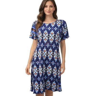 AGHÉ MARE - 171 Geometric Print Dress