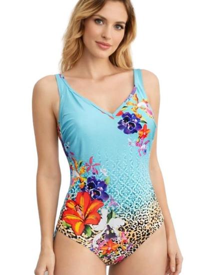 AGHÉ MARE - 69 Costume intero floreale 