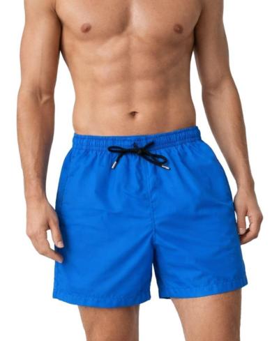 Blue swim shorts for resellers made in Italy