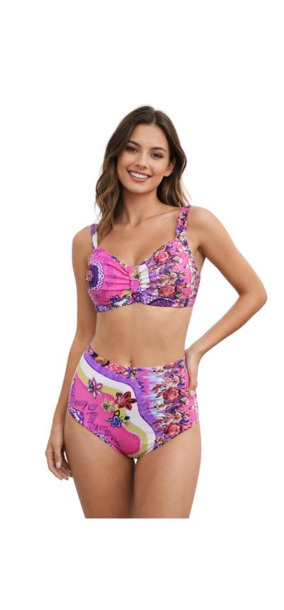 AGHÉ MARE - 8 Cintura Alta Ornamentada 