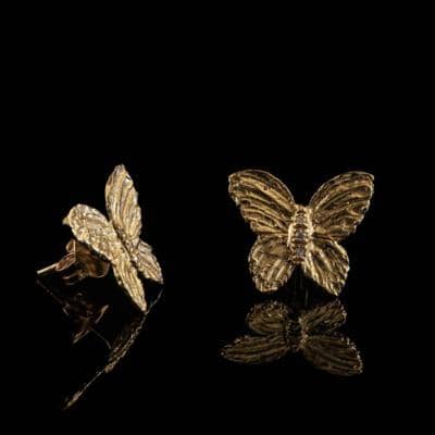 ART JEWELLERY TUSCANY - Brincos borboleta de 18kt 