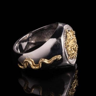 ART JEWELLERY TUSCANY - Anel Medusa 