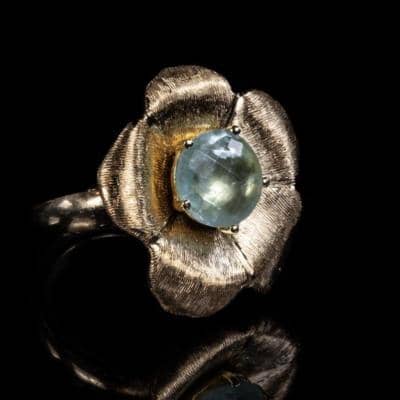 ART JEWELLERY TUSCANY - Anel gravado Petúnia 