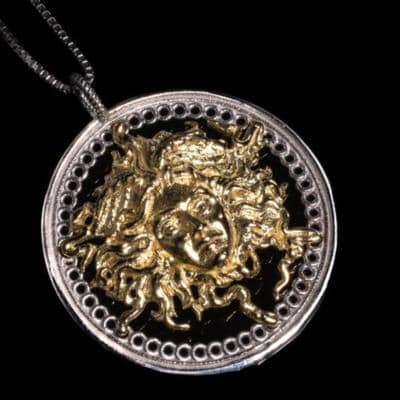 ART JEWELLERY TUSCANY - colgante de medusa 