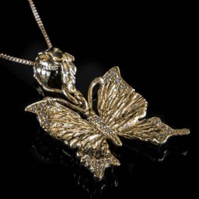 ART JEWELLERY TUSCANY - Borboleta 18kt - diamantes 