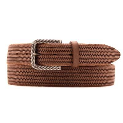 ALTA MODA BELT - Мужской кожаный ремень шириной 3,5 см. 