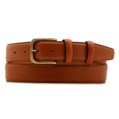 ALTA MODA BELT - Мужской кожаный ремень шириной 3,5 см. 