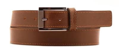 ALTA MODA BELT - Мужской кожаный ремень шириной 3,5 см. 