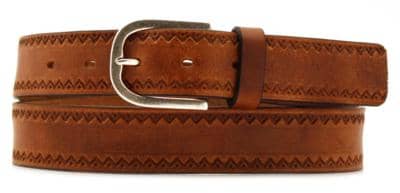 ALTA MODA BELT - Мужской кожаный ремень шириной 3,5 см. 