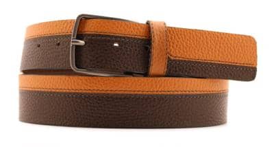 ALTA MODA BELT - Мужской кожаный ремень в 4см 