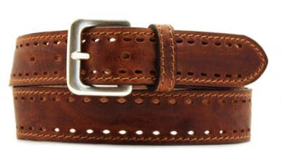 ALTA MODA BELT - Мужской кожаный ремень в 4см 