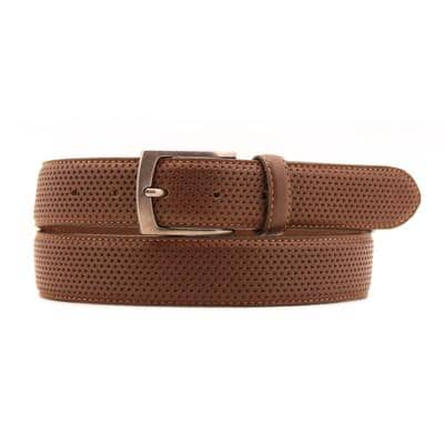 ALTA MODA BELT - Мужской кожаный ремень шириной 3,5 см. 