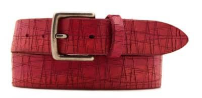 ALTA MODA BELT - Мужской кожаный ремень в 4см 