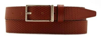 ALTA MODA BELT - Мужской кожаный ремень в 3см 