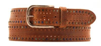 ALTA MODA BELT - Мужской кожаный ремень в 4см 