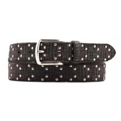 ALTA MODA BELT - Мужской кожаный ремень шириной 3,5 см. 