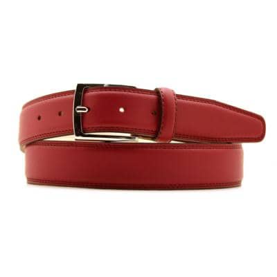 ALTA MODA BELT - Мужской кожаный ремень шириной 3,5 см. 