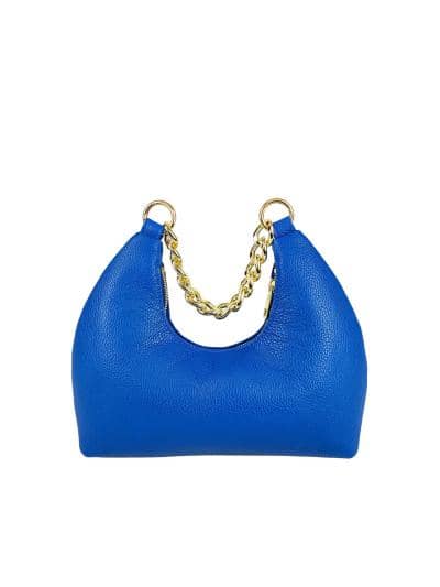 Elegante bolso azul italiano para revendedores.