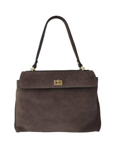 Elegante bolso de cuero italiano para revendedores.