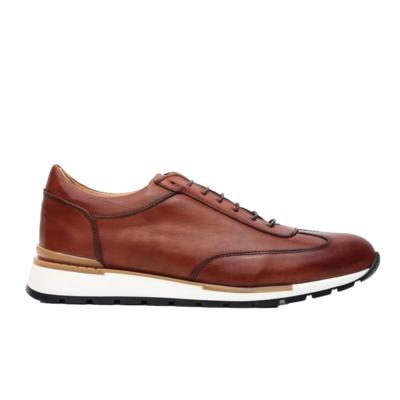 ANDREA NOBILE - Cognac Leather Sneaker