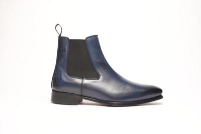 ANDREA NOBILE - Navy Leather Beatles Boot