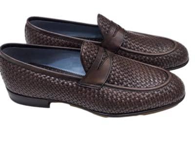 ARBITER - Woven Leather Loafers