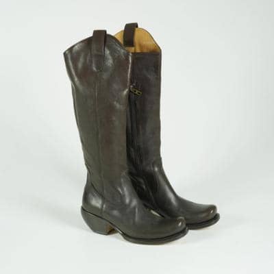 Italian leather high-heeled boots for resellers