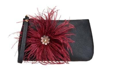 ARTEPEL - bolsa clutch com manga 