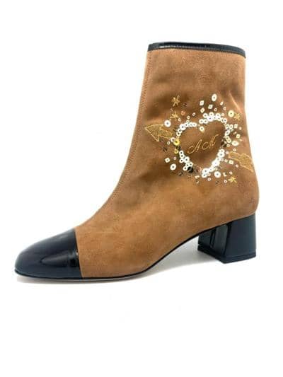 ATELIER GABRI - Вышитые ботильоны 