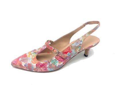 ATELIER GABRI - Цветочные туфли с открытой пяткой на каблуке 